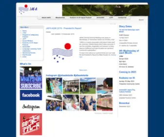 Jafa.asn.au(Japan Australia Friendship Association) Screenshot