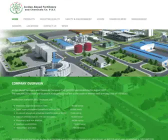 Jafcco.com(Jordan Abyad Fertilizers) Screenshot