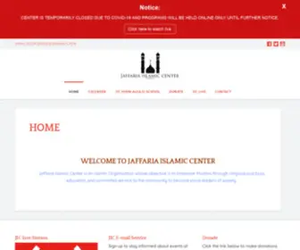 Jaffaria.org(Jaffaria Islamic Center) Screenshot