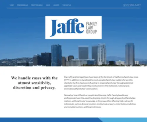 Jaffeclemens.com(Jaffe Family Law Group) Screenshot
