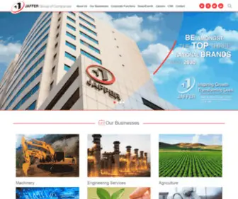 Jaffer.com(Jaffer Group of Companies) Screenshot