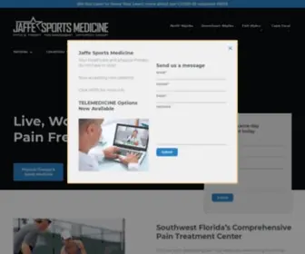 Jaffesportsmedicine.com(Sports Medicine) Screenshot