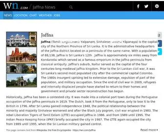 Jaffnanews.com(Jaffna News) Screenshot