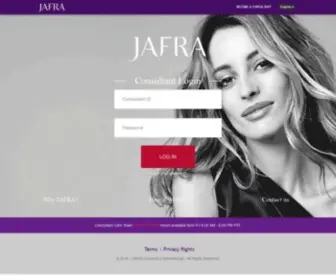 Jafrabiz.com(Jafra USA Site) Screenshot