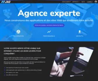 Jag-Conseil.com(Agence de communication Luxe et Performance) Screenshot