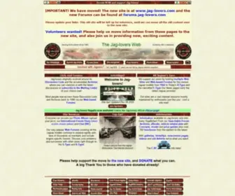 Jag-Lovers.org(The Jaguar Enthusiasts' premier Internet site) Screenshot