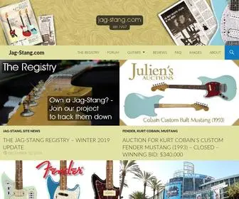 Jag-Stang.com(Home For Alternative Guitars) Screenshot