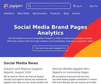 Jagajam.com(Social Media Brand Pages Analytics) Screenshot
