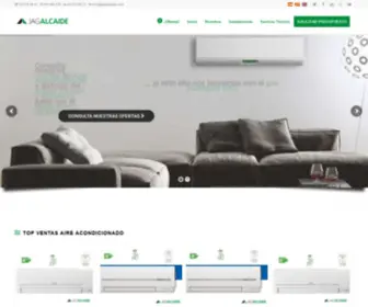 Jagalcaide.com(Venta e Instalación de calderas y aire acondicionado Barcelona) Screenshot