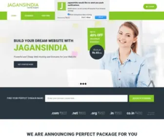 Jagansindia.in(Web Hosting and Business Solutions) Screenshot