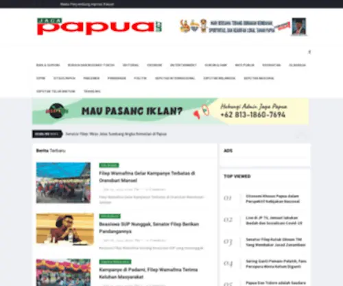 Jagapapua.com(Jaga Papua) Screenshot
