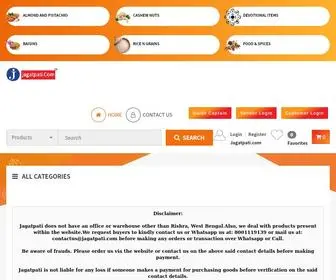 Jagatpati.com(B2B Marketplace of Retailer and Manufacturers) Screenshot