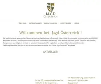 Jagd-Oesterreich.at(Interessensvertretung für rund 130.000 Mitglieder der Landesjagdverbände) Screenshot