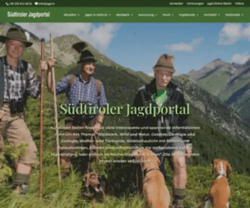 Jagd.bz(SUEDTIROLER JAGDPORTAL) Screenshot