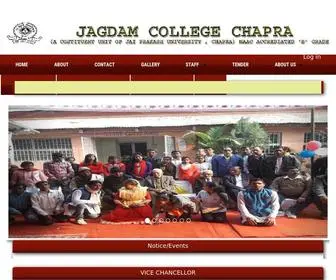 Jagdamcollege.com(CMS) Screenshot