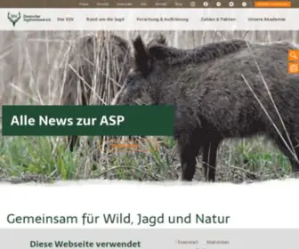 Jagdnetz.de(Deutscher Jagdverband) Screenshot