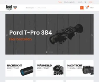 Jagdprofi.at(Wärmebildkamera und Nachtsichtgeräte vom Profi) Screenshot