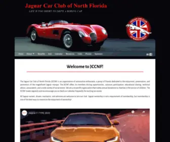 Jagdriver.org(The Jaguar Car Club of North Florida) Screenshot