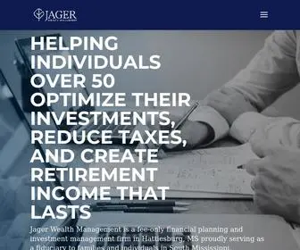 Jagerwealth.com(Jager Wealth Management) Screenshot