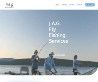 Jagflyfishing.com(Professional Fly Fishing Guide Services) Screenshot