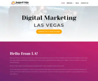 Jaggededgesolutions.com(Digital Marketing Las Vegas) Screenshot