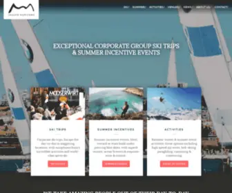 Jaggedhorizons.com(Corporate ski trips & summer meeting & incentive events ) Screenshot