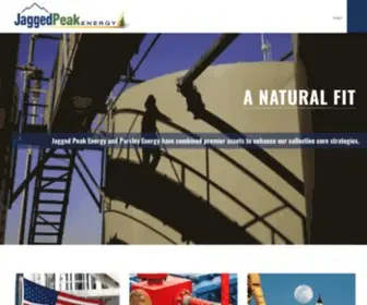 Jaggedpeakenergy.com(Jagged Peak Energy) Screenshot