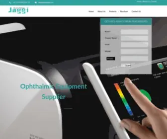 JaggiJaggi.com(Ophthalmic Equipment) Screenshot