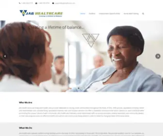 Jaghealthcare.com(Nursing home operator in Ohio) Screenshot