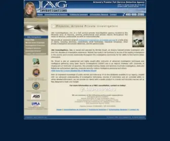 Jaginvestigations.com(Arizona Private Investigator) Screenshot