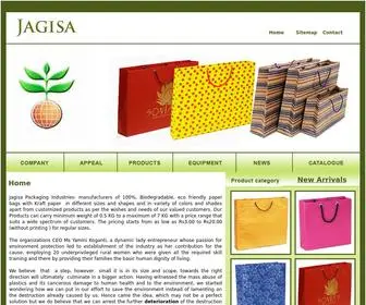 Jagisapaperbags.com(Jagisa Paper Bags) Screenshot