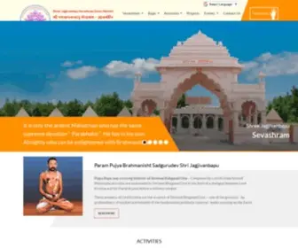 Jagjivanbapu.org(Shree Jagjivan Bapu Sevashram Trust) Screenshot