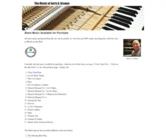 Jagmmp.com(The Music of Jerry A) Screenshot