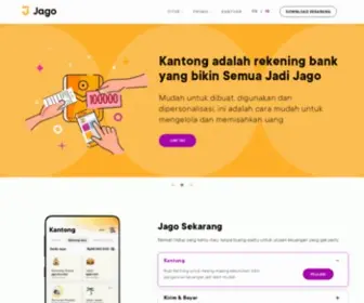 Jago.com(Bank Jago) Screenshot