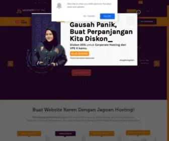 Jagoanhosting.com(Jagoan Hosting Indonesia) Screenshot
