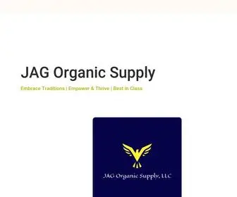 Jagorganicsupply.com(JAG Landing Page) Screenshot