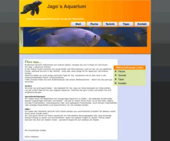 Jagos-Aquarium.de(Start) Screenshot