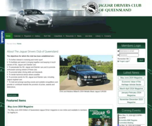 JagqLd.org.au(Jaguar Drivers Club QLD) Screenshot