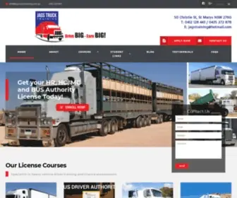 Jagstrucktraining.com.au(Jag's Truck Training Sydney HC MC Bus Authority) Screenshot