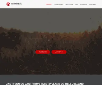 Jagtskole.dk(Jagttegn og jagtprøve i Jylland) Screenshot