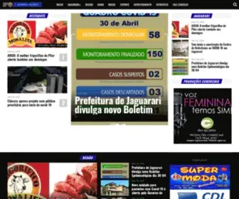 Jaguarariacontece.com.br(Jaguarari Acontece) Screenshot