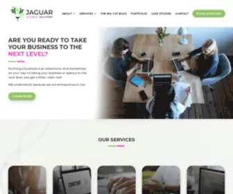 Jaguarbusiness.net(Jaguar Business Solutions) Screenshot