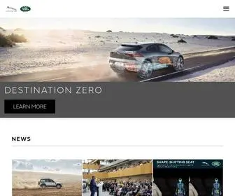 Jaguarlandrover.com(JLR Corporate Website) Screenshot