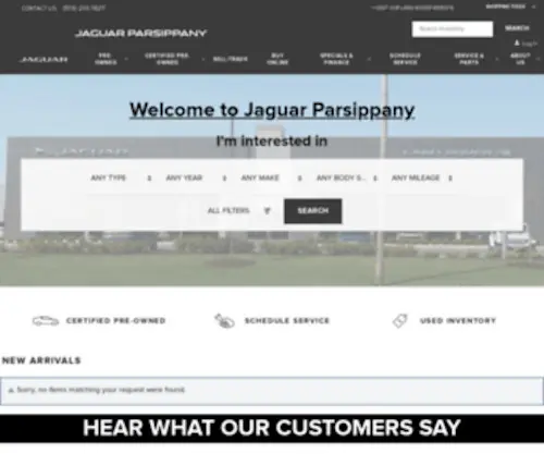 Jaguarparsippany.com(Jaguar Parsippany) Screenshot