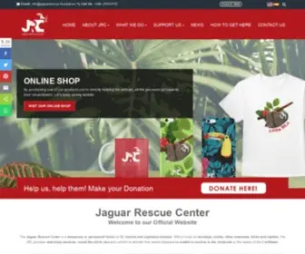 Jaguarrescue.foundation(Jaguar Rescue Center) Screenshot