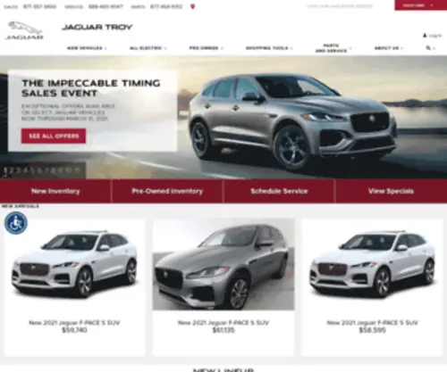 Jaguartroy.com(Troy Jaguar) Screenshot