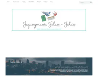 Jagungmanisjalanjalan.com(Jagungmanis jalan) Screenshot