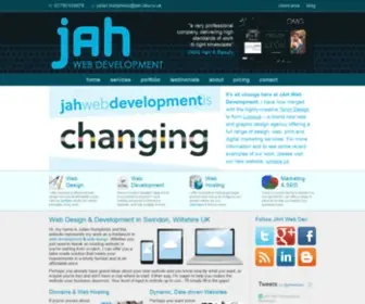 Jah-Dev.co.uk(JAH Web Development) Screenshot