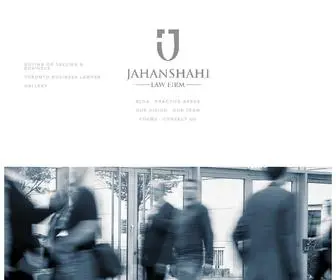 Jahanlaw.ca(Experienced Corporate Business Lawyer in Toronto) Screenshot