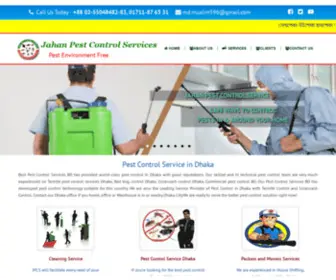 Jahanpestcontrol.com(Jahan Pest Control Services) Screenshot